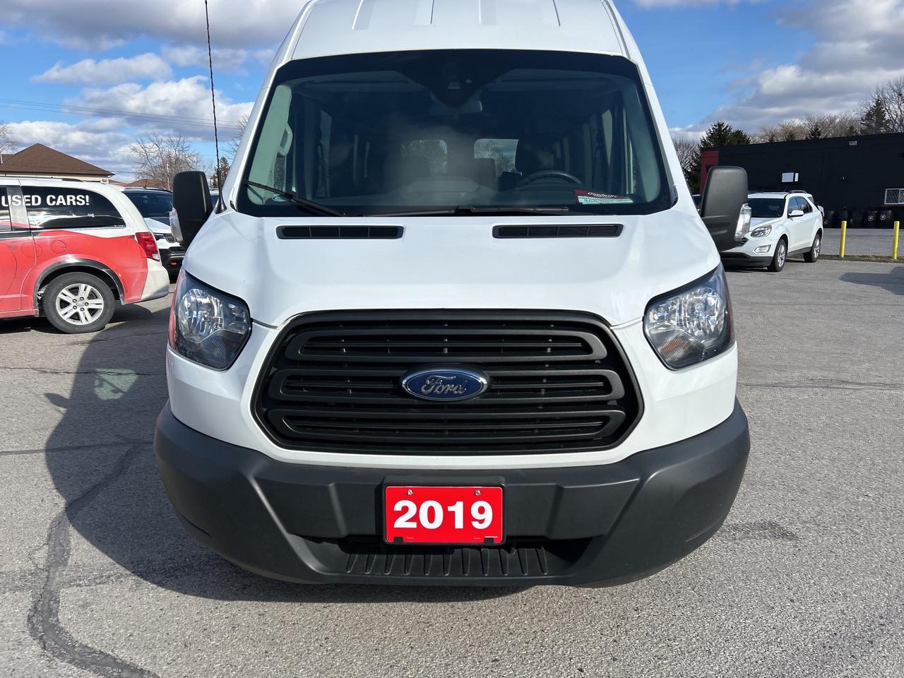 2019 Ford Transit Passenger Wagon XL, 15 PASSENGER, CLEAN CARFAX, BACKUP CAMERA! Photo