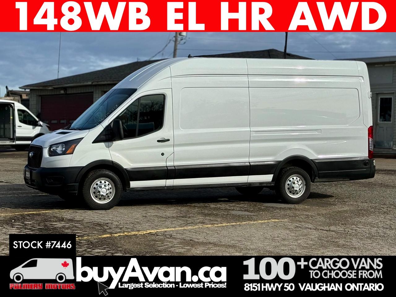 2024 Ford Transit Cargo Van T-250 148" HR EL AWD Photo0