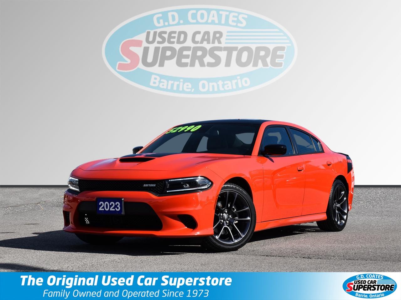 2023 Dodge Charger R/T Daytona ~Nav ~Cam ~Roof ~Leather ~Safety Tech Photo0