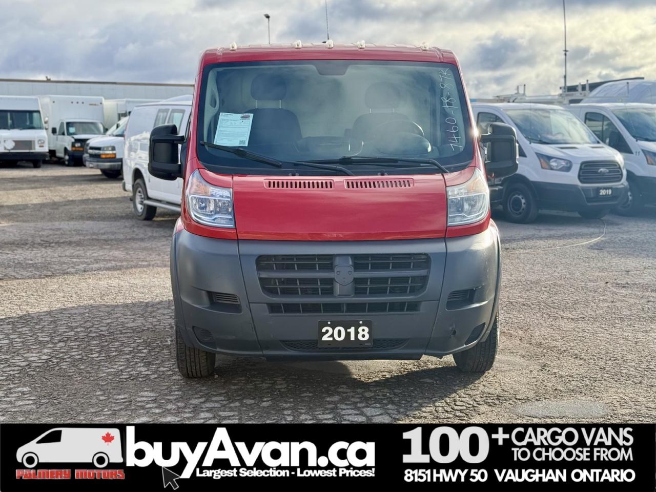 2018 RAM ProMaster Cargo Van 1500 118"WB Low Roof Gas Photo