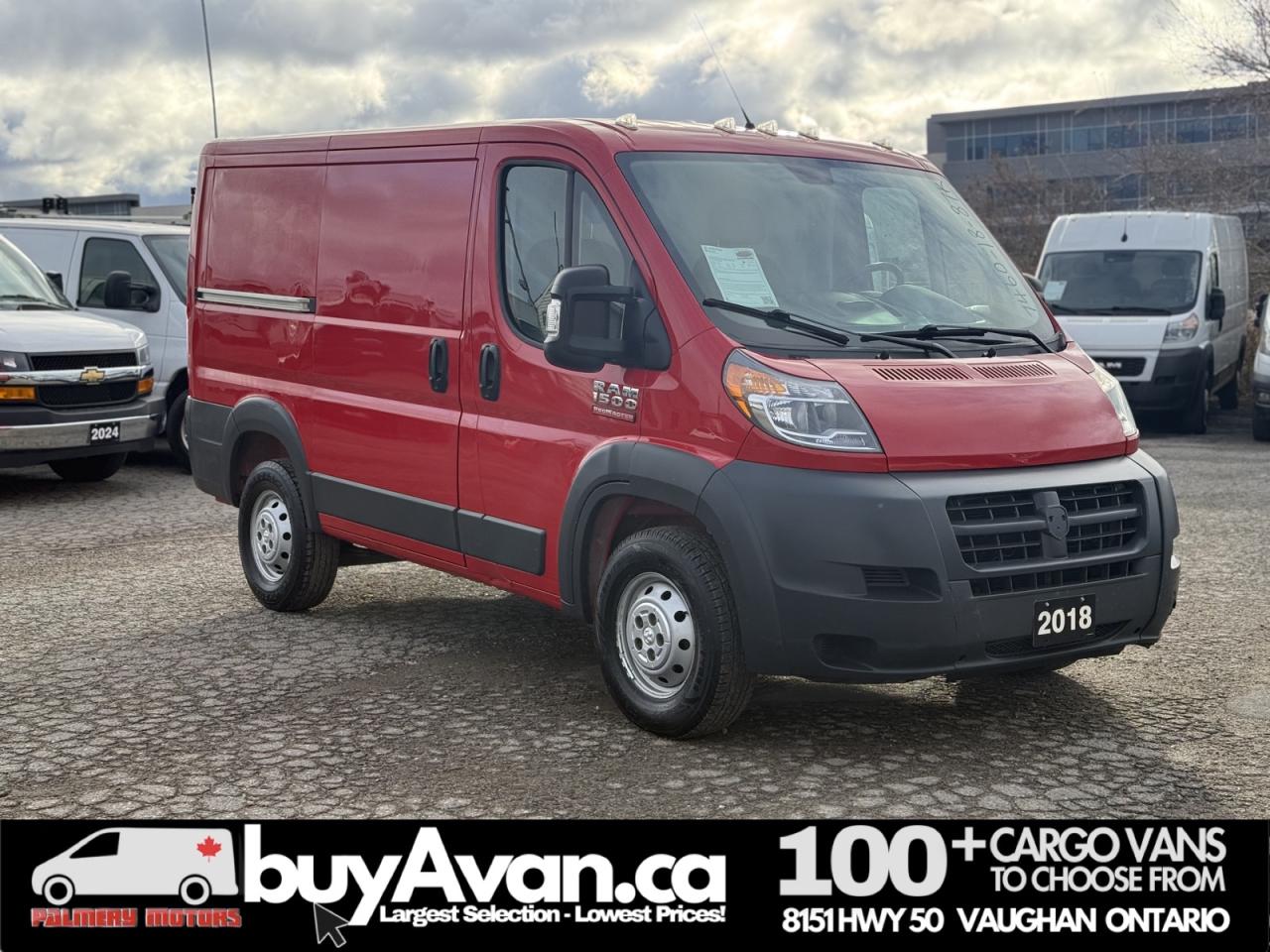 2018 RAM ProMaster Cargo Van 1500 118"WB Low Roof Gas Photo