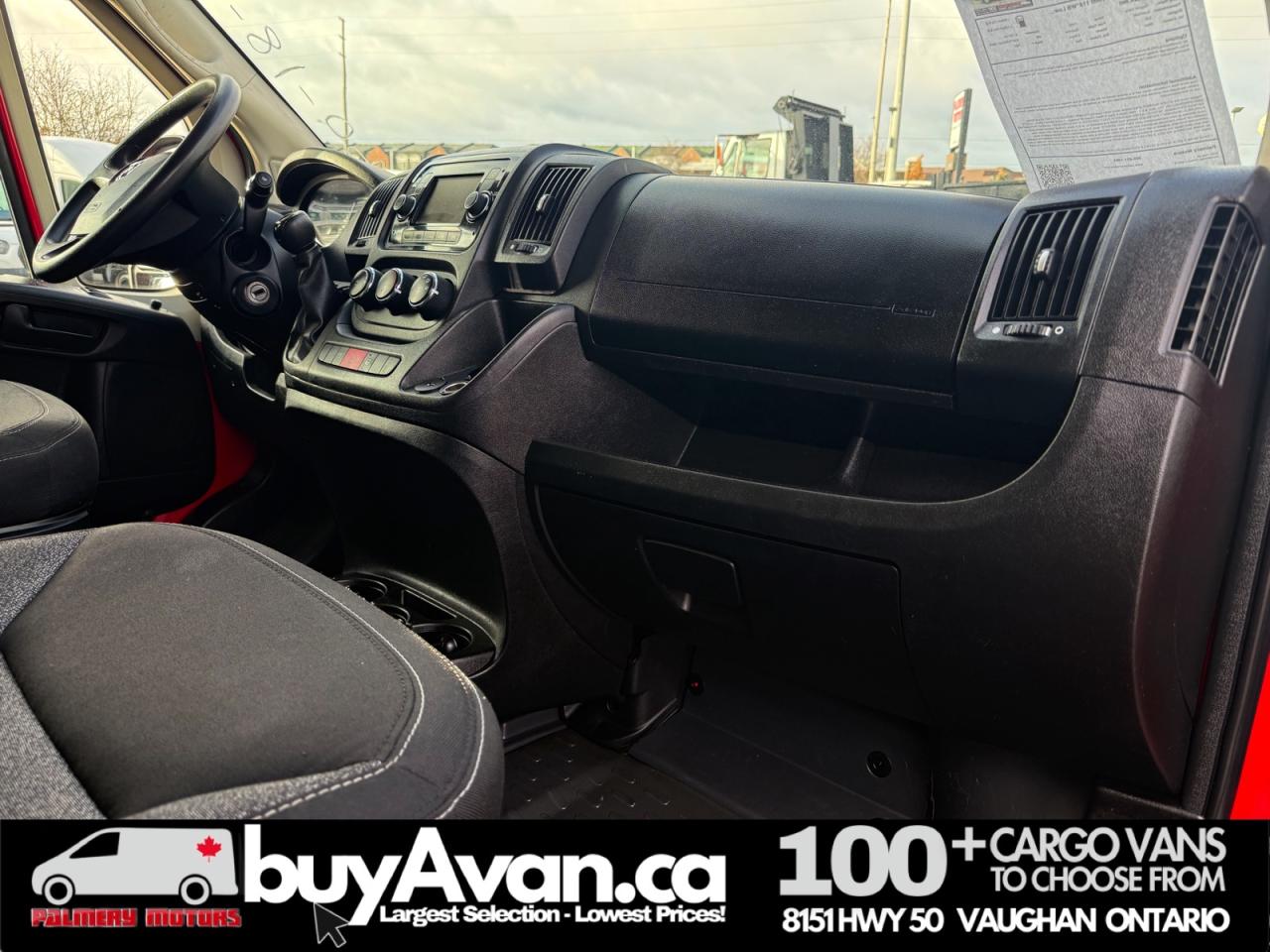 2018 RAM ProMaster Cargo Van 1500 118"WB Low Roof Gas Photo