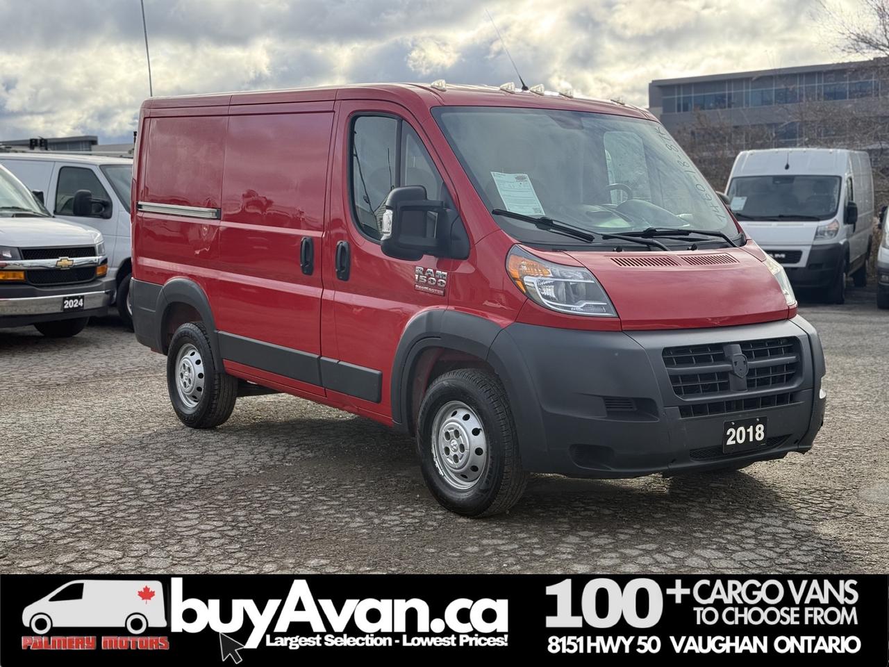 2018 RAM ProMaster Cargo Van 1500 118"WB Low Roof Gas Photo