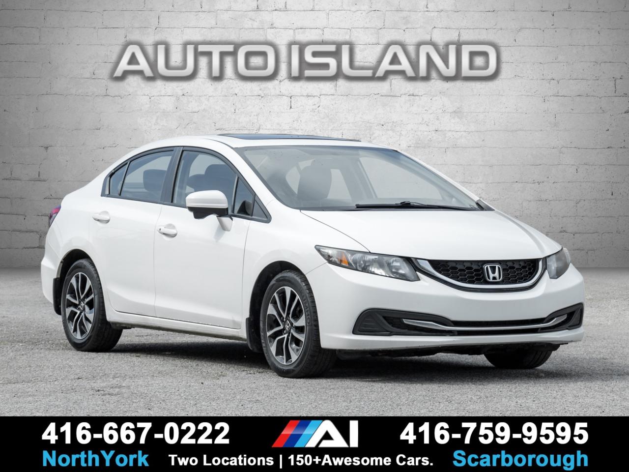 2015 Honda Civic EX -Sunroof-Backup Cam-Alloys-Heated Seats Photo0