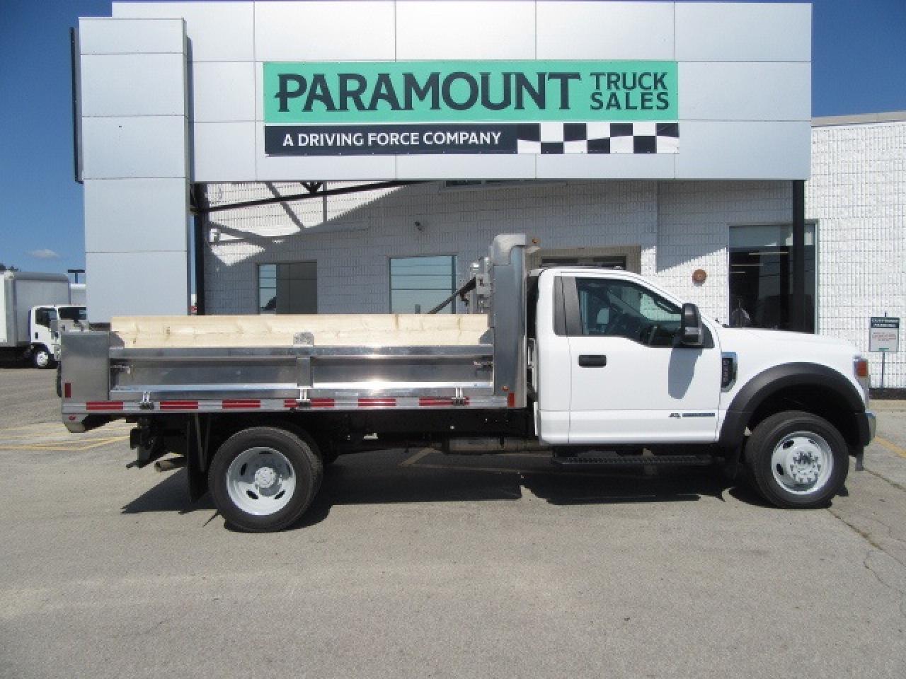 2022 Ford F-550 DIESEL REG CAB 4X4 WITH 11 FT ALUMINUM DUMP BOX Photo