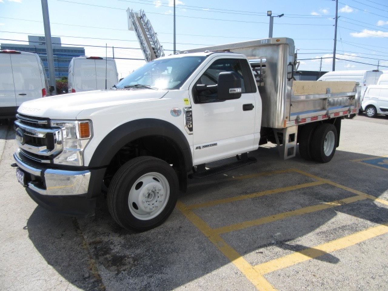 2022 Ford F-550 DIESEL REG CAB 4X4 WITH 11 FT ALUMINUM DUMP BOX Photo