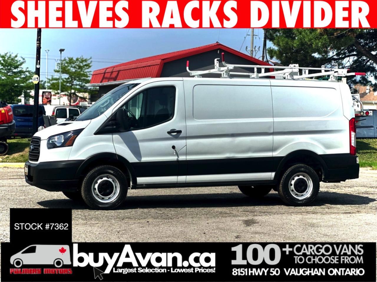 2019 Ford Transit Cargo Van T-250 130" Racks Shelves Divider Photo
