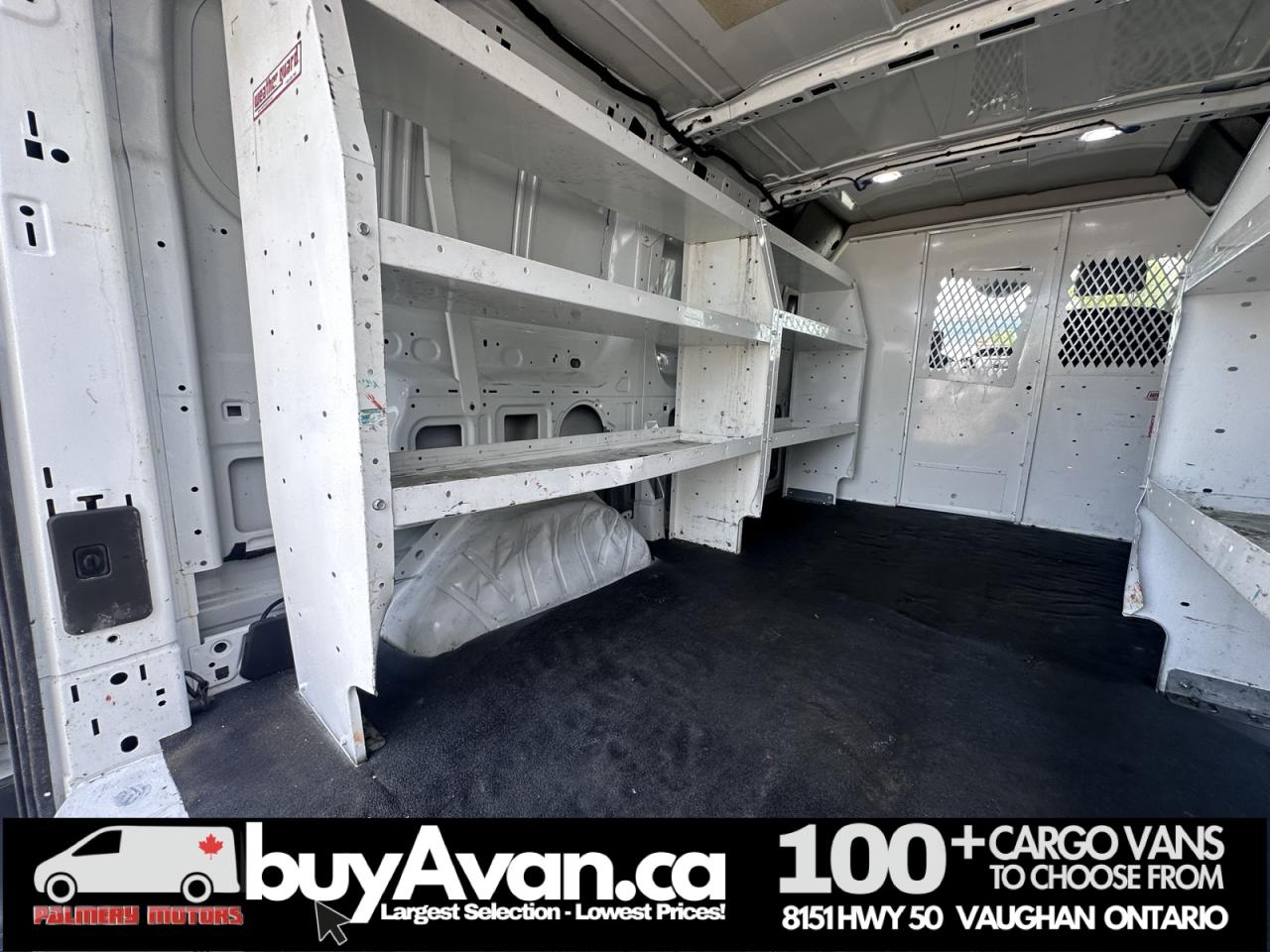 2019 Ford Transit Cargo Van T-250 130" Racks Shelves Divider Photo