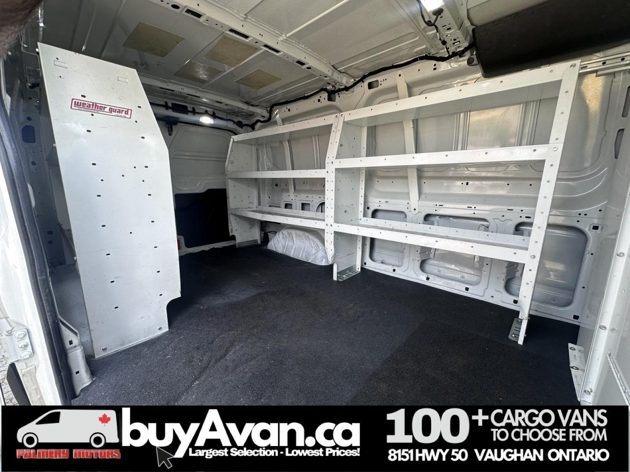 2019 Ford Transit Cargo Van T-250 130" Racks Shelves Divider Photo