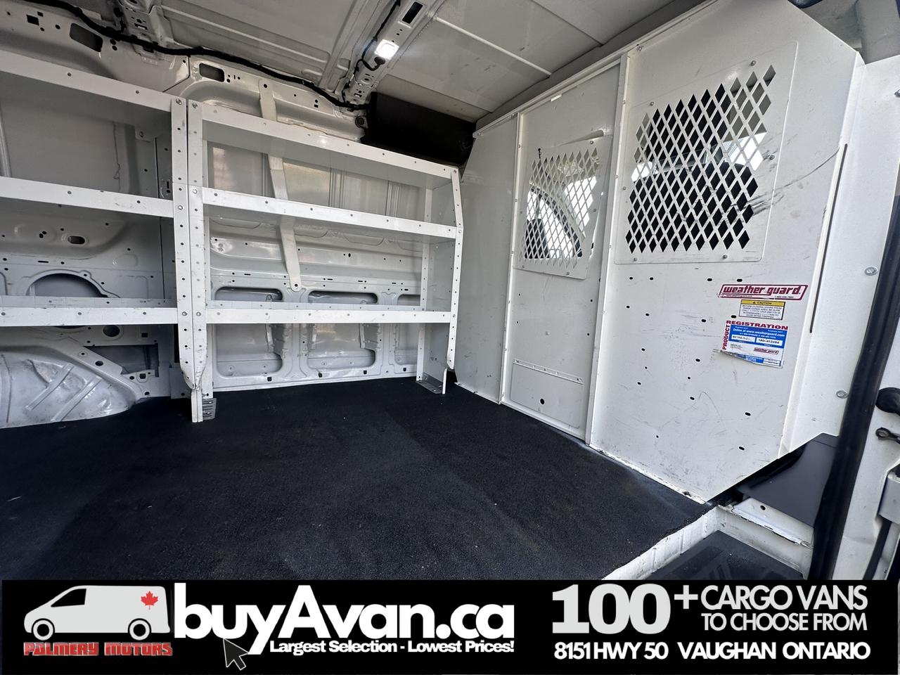 2019 Ford Transit Cargo Van T-250 130" Racks Shelves Divider Photo