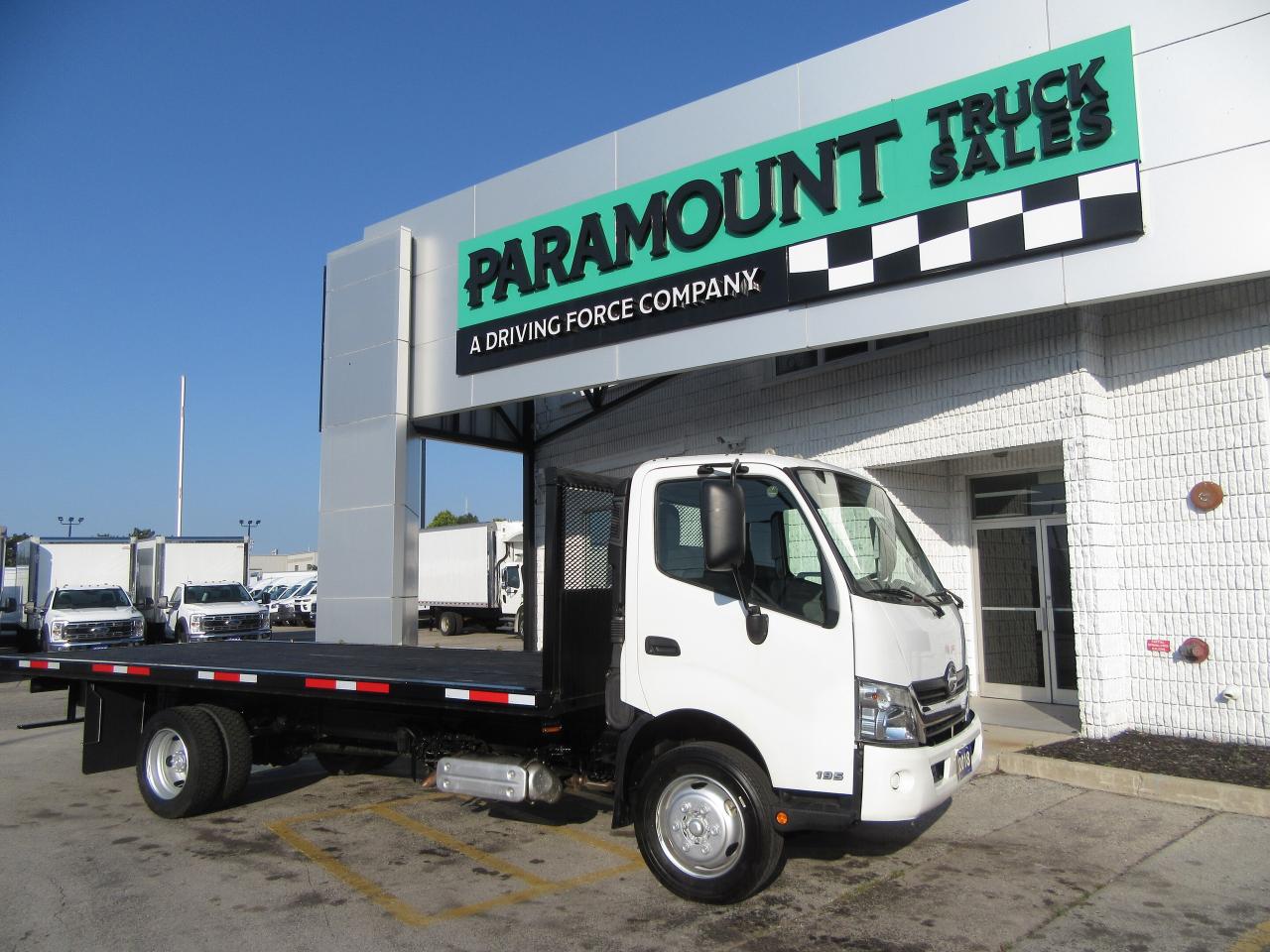 2020 Hino 195 Commercial DIESEL 21 FT FLAT DECK WITH WINCH STRAP PACKAGE Photo