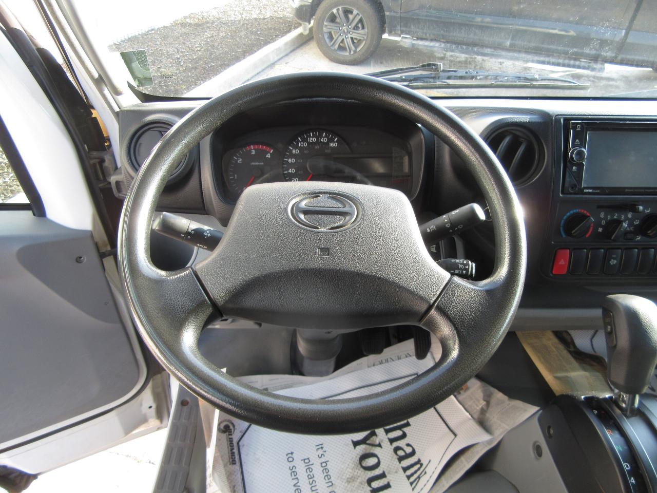 2020 Hino 195 Commercial DIESEL 21 FT FLAT DECK WITH WINCH STRAP PACKAGE Photo