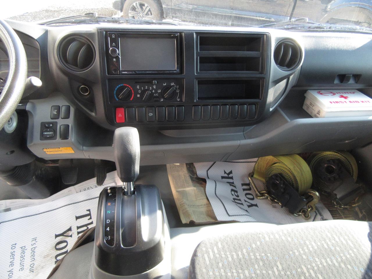 2020 Hino 195 Commercial DIESEL 21 FT FLAT DECK WITH WINCH STRAP PACKAGE Photo