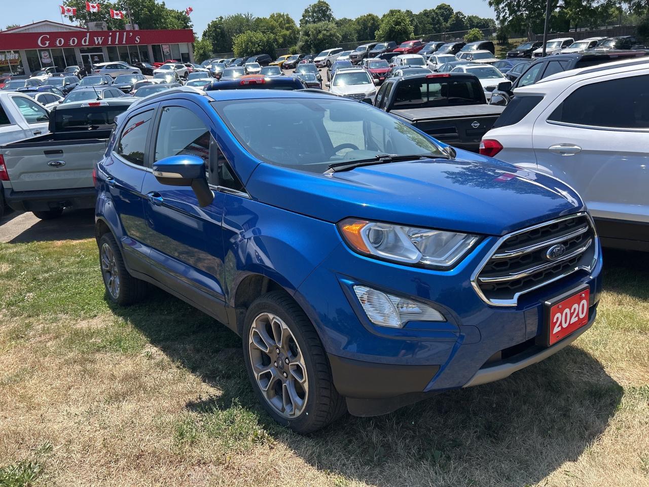 2020 Ford EcoSport TITANIUM, CLEAN CARFAX, LOCAL TRADE, LEATHER! Photo3