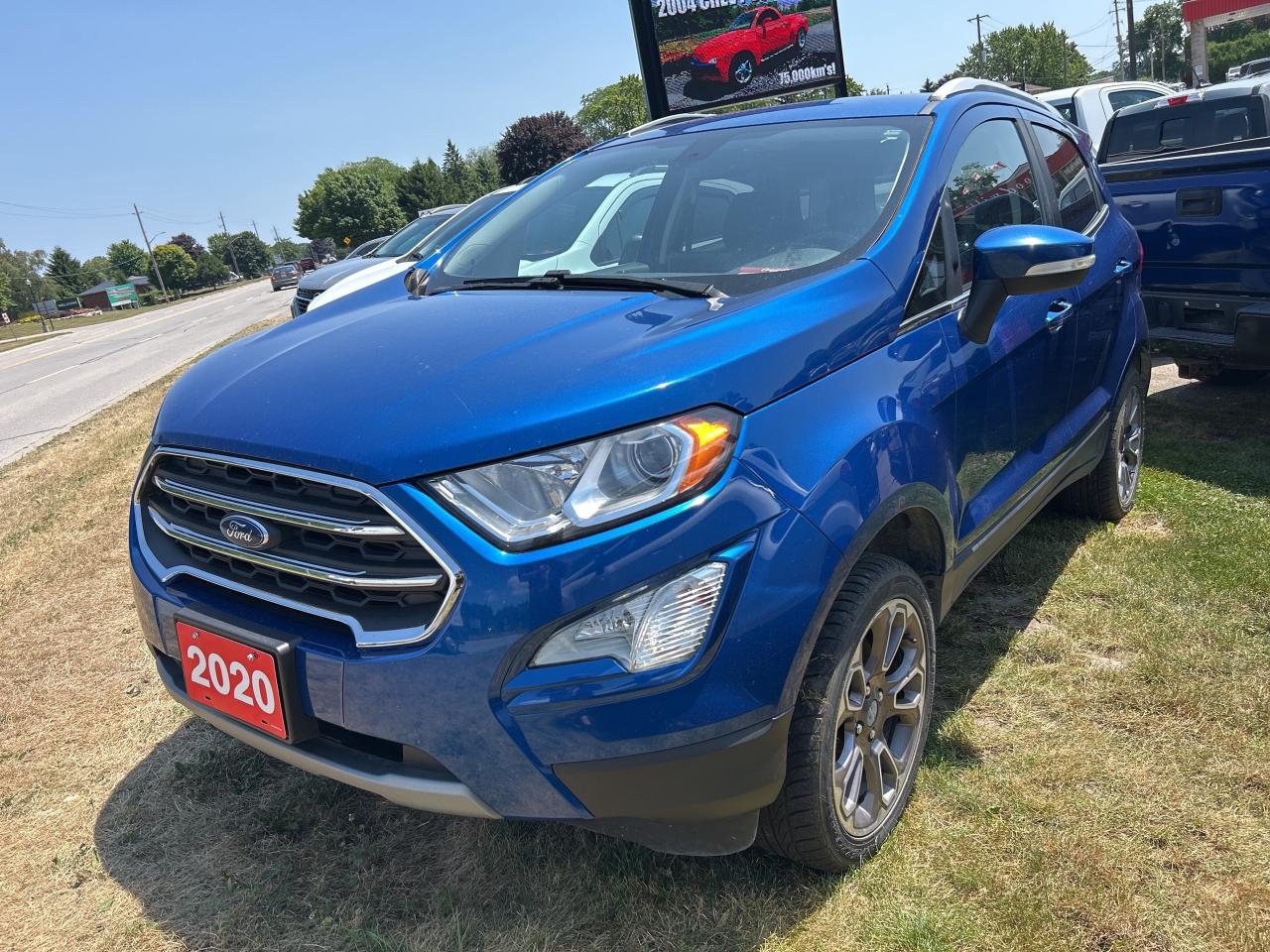 2020 Ford EcoSport TITANIUM, CLEAN CARFAX, LOCAL TRADE, LEATHER! Photo