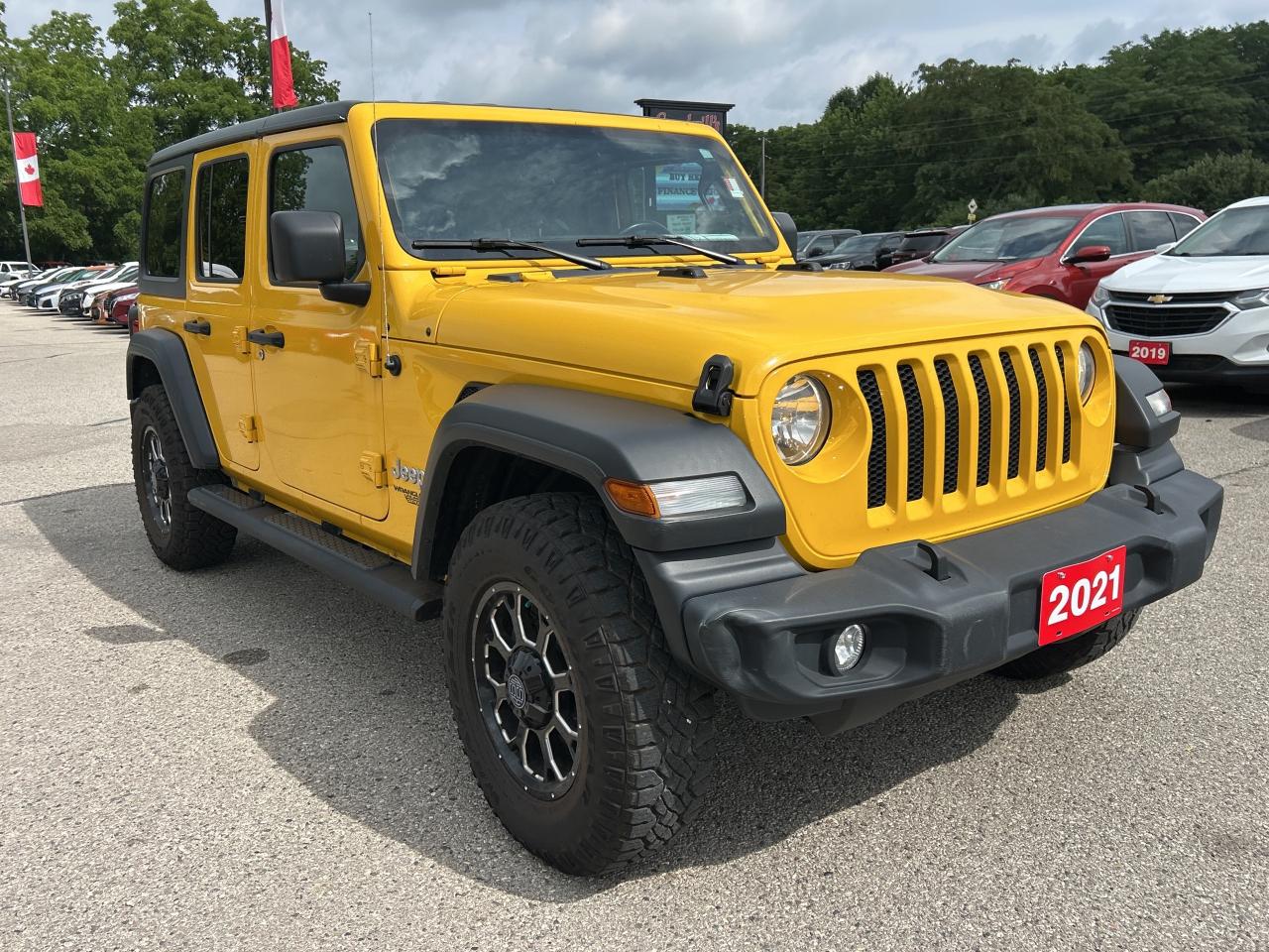 2021 Jeep Wrangler UNLIMITED SPORT, CLEAN CARFAX, DUAL TOPS, A/C! Photo