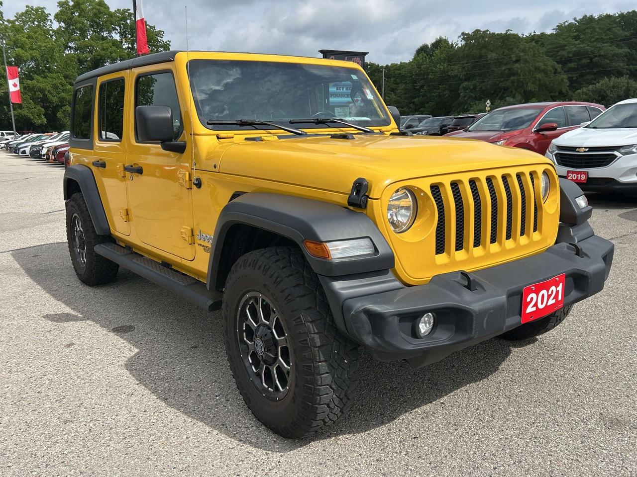 2021 Jeep Wrangler UNLIMITED SPORT, CLEAN CARFAX, DUAL TOPS, A/C! Photo