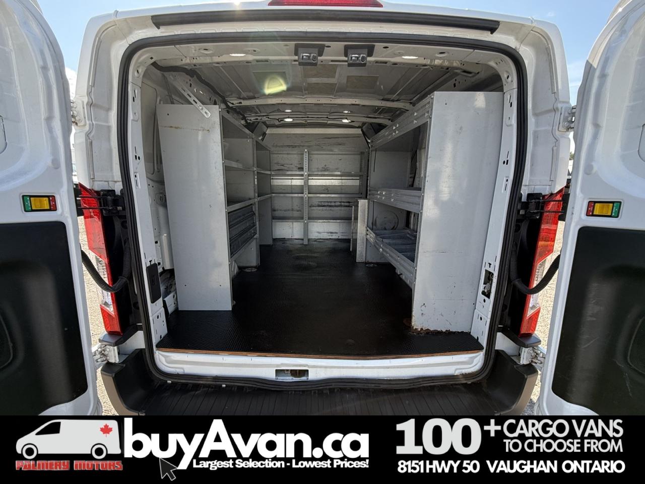 2018 Ford Transit Cargo Van 130" Shelves + Divider Photo