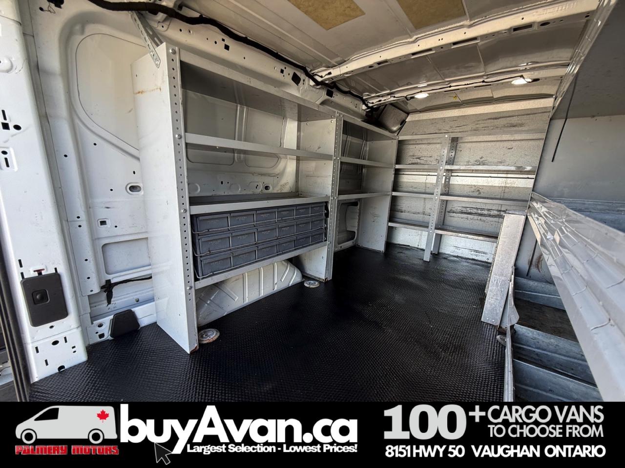 2018 Ford Transit Cargo Van 130" Shelves + Divider Photo
