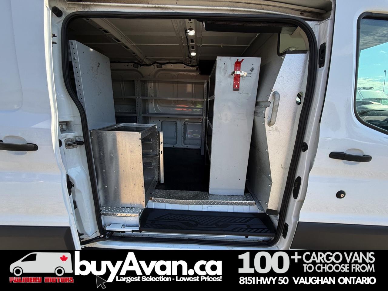 2018 Ford Transit Cargo Van 130" Shelves + Divider Photo