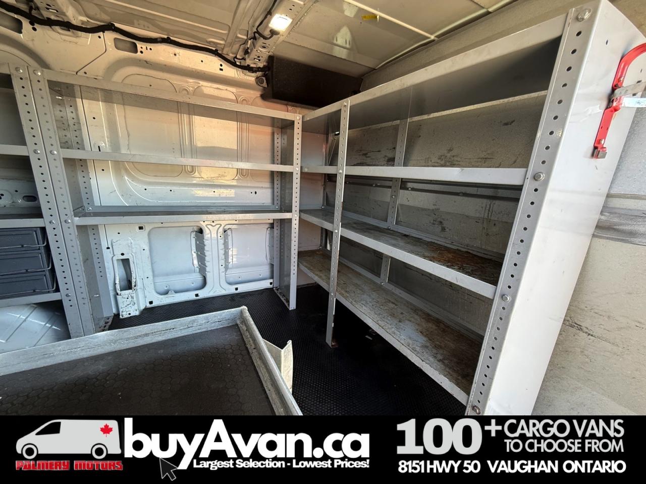 2018 Ford Transit Cargo Van 130" Shelves + Divider Photo