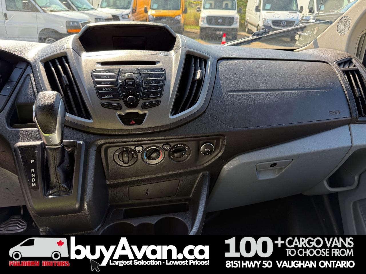 2018 Ford Transit Cargo Van 130" Shelves + Divider Photo