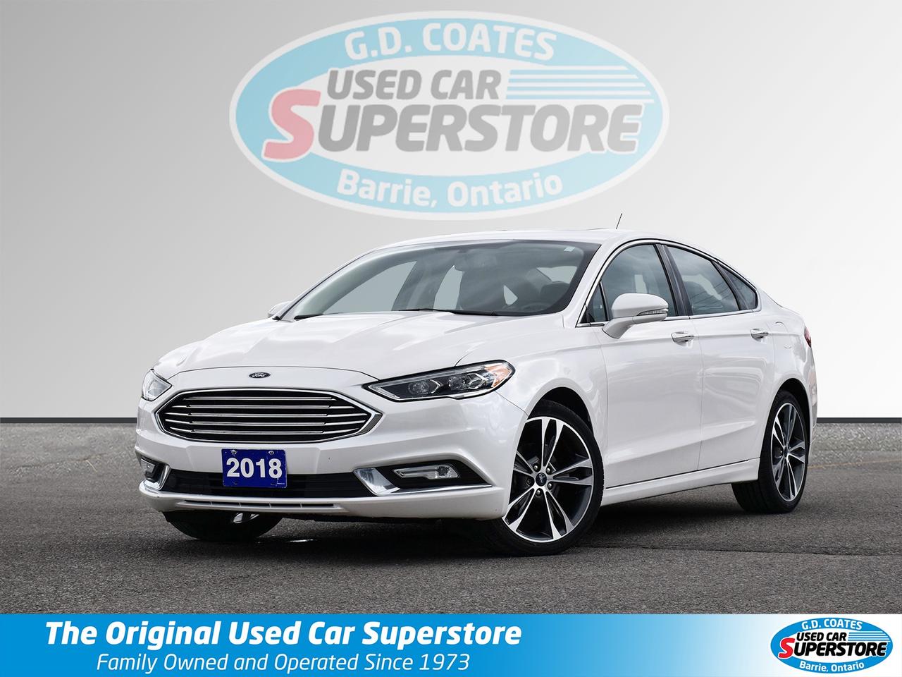 2018 Ford Fusion Titanium AWD ~Leather ~Heated/Cooled Seats ~Camera Photo0