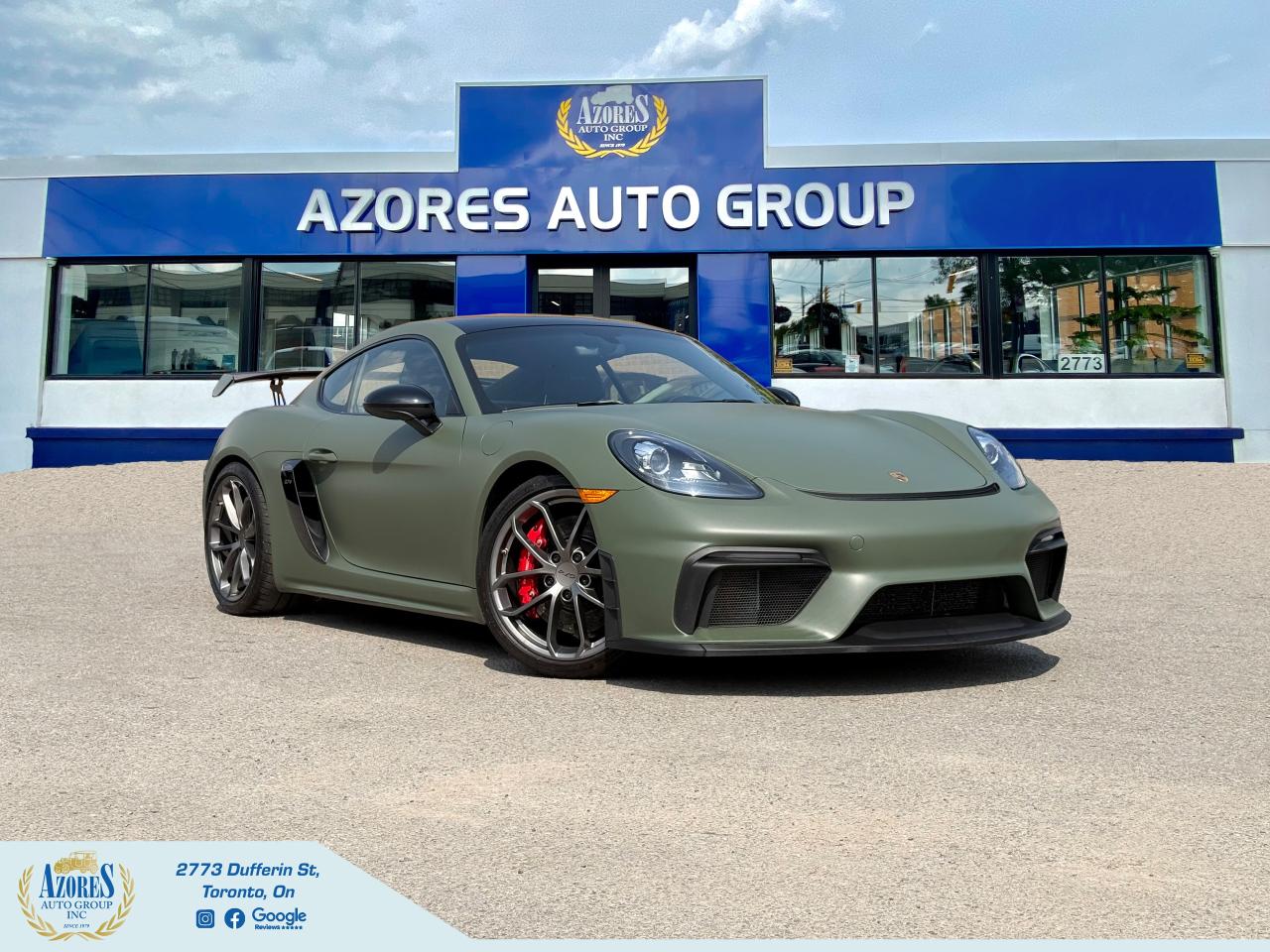 2021 Porsche 718 Cayman GT4 Certified LowKM SportChrono&Exhaust CleanCarfx Photo0