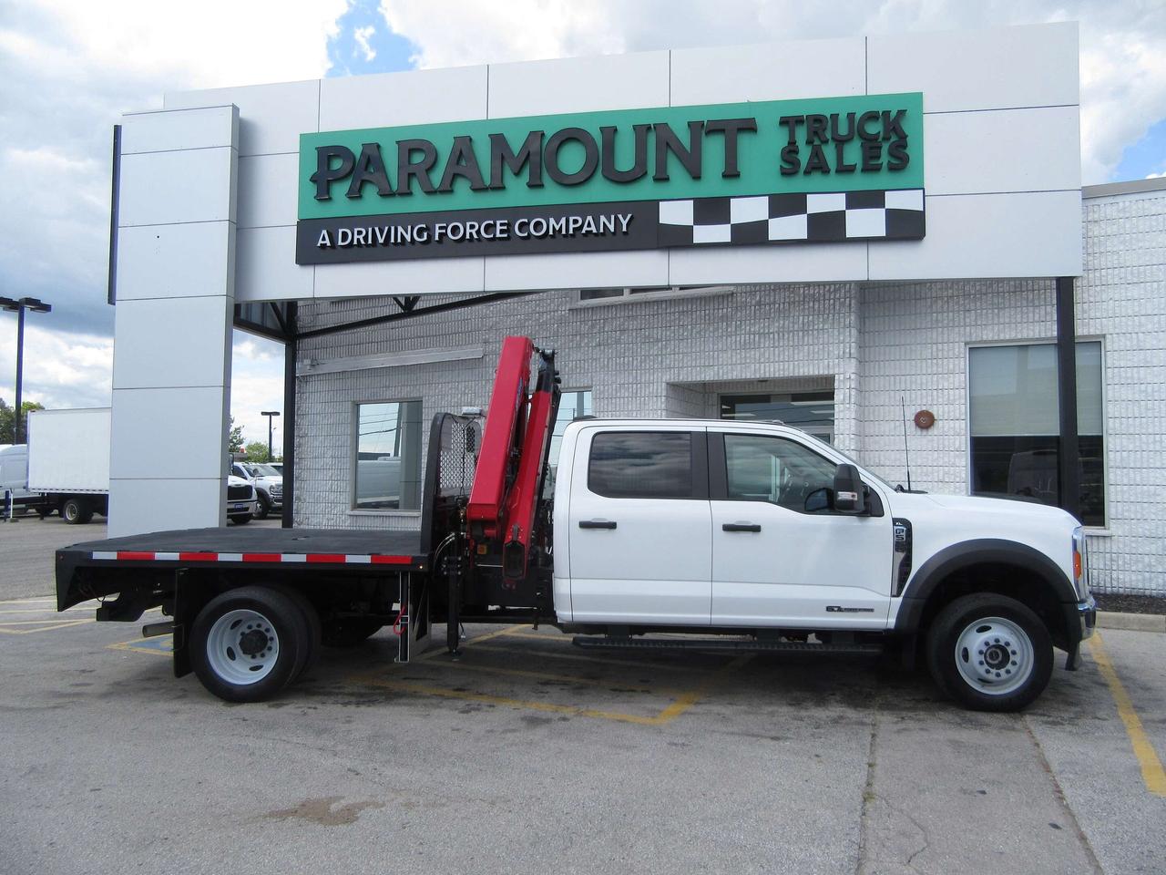 2023 Ford F-550 CREW CAB DIESEL 4X4 NEW KNUCKLE BOOM CRANE Photo5