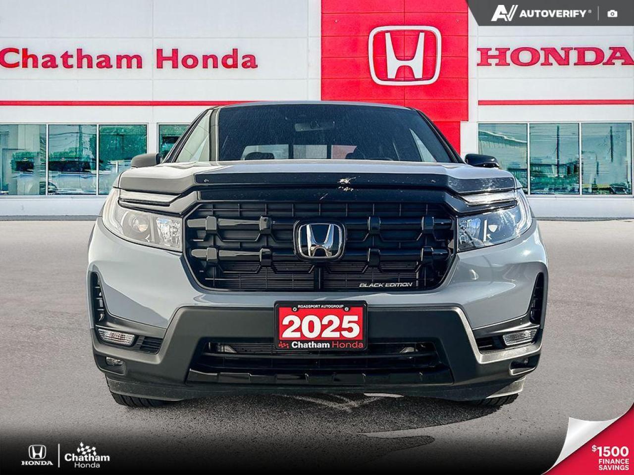 2025 Honda Ridgeline Black Edition AWD One Owner! No Accidents! Low kms Photo