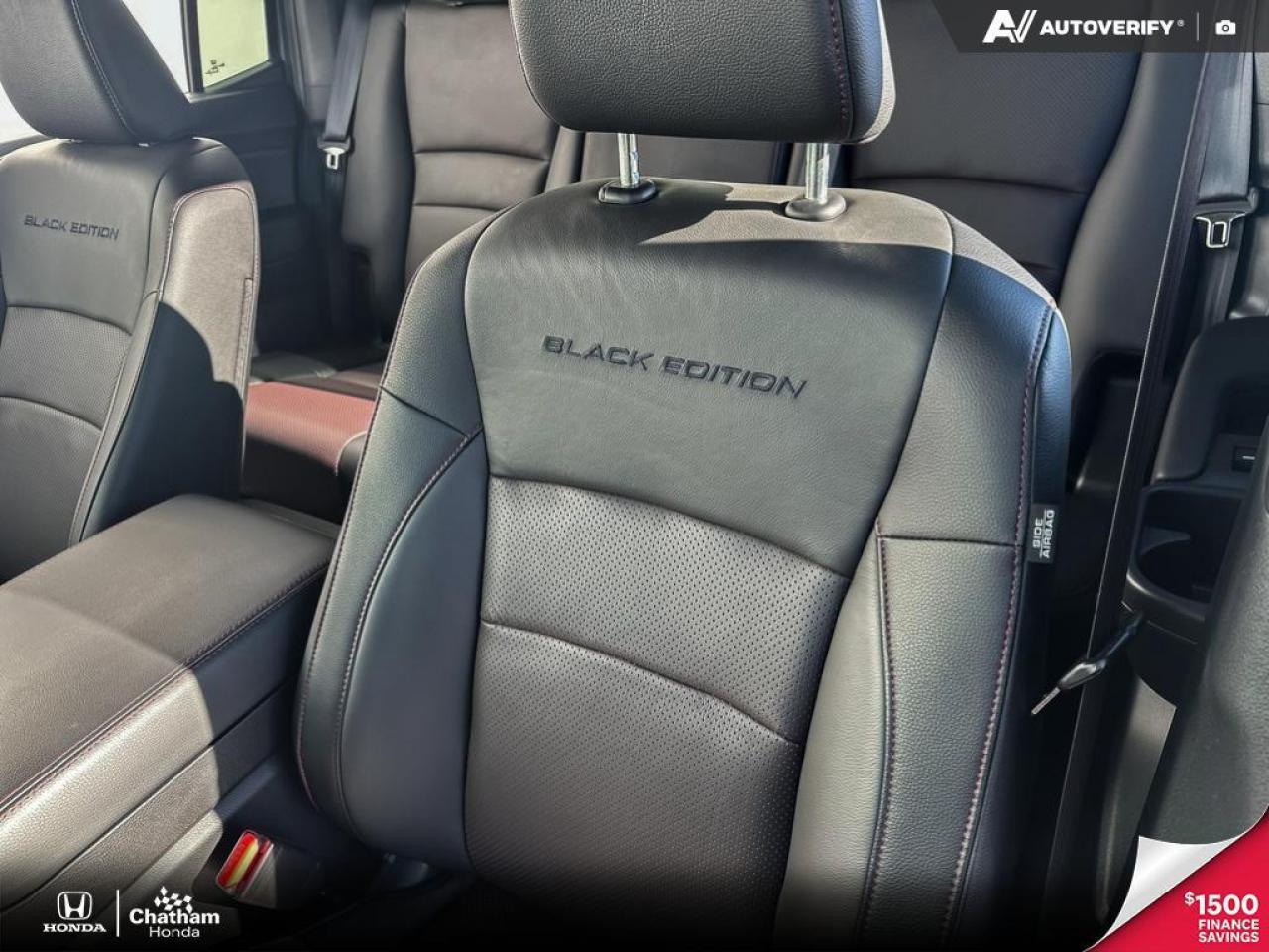 2025 Honda Ridgeline Black Edition AWD One Owner! No Accidents! Low kms Photo