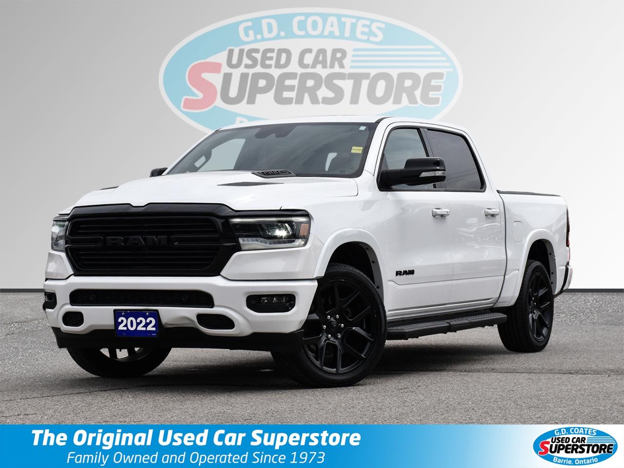 2022 RAM 1500 Laramie Crew Cab 4x4 ~Nav ~Leather ~Harman/Kardon Photo0