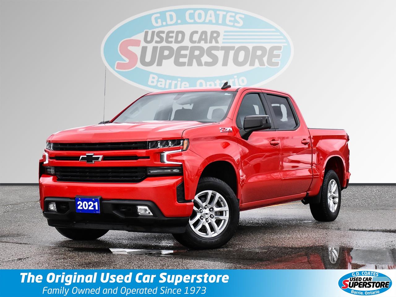 2021 Chevrolet Silverado 1500 RST Crew Cab 4x4 ~Heated Seats ~Camera ~Bluetooth Photo0