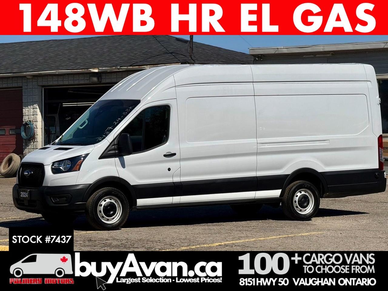 2024 Ford Transit Cargo Van 148” EXT HIGH ROOF   LOW KMS   PRICED TO SELL Photo0