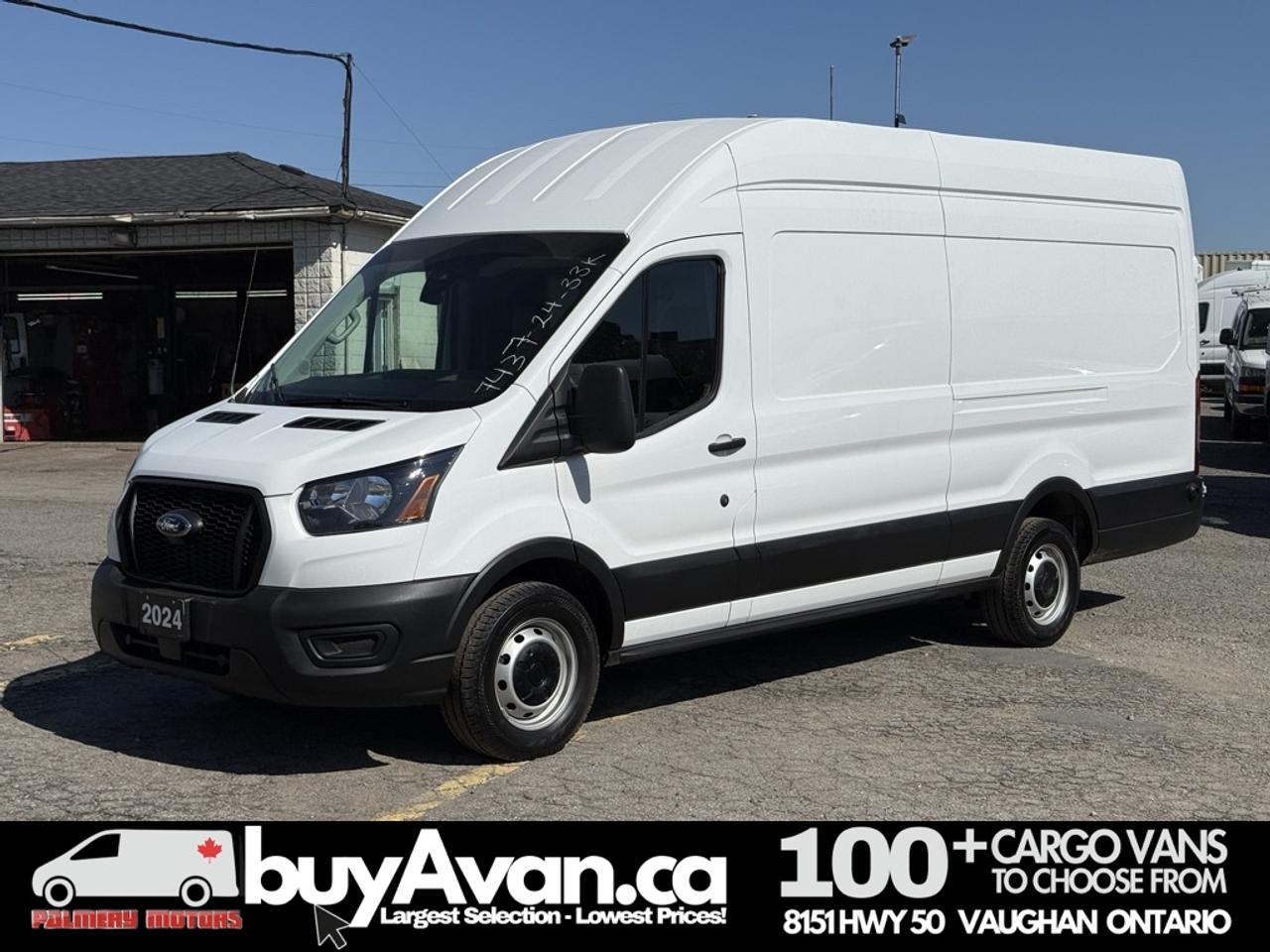 2024 Ford Transit Cargo Van 148” EXT HIGH ROOF   LOW KMS   PRICED TO SELL Photo
