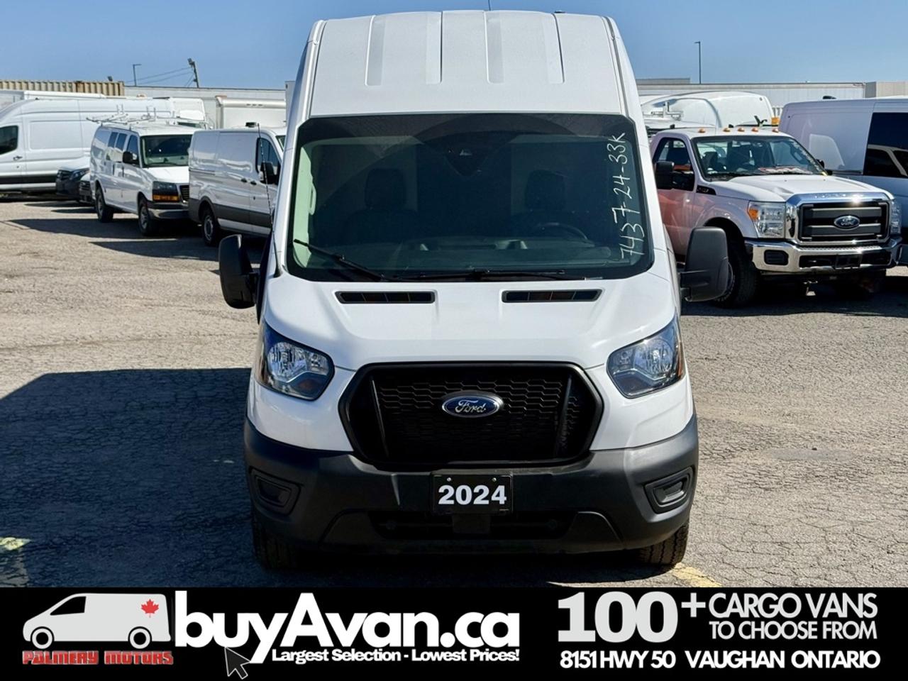 2024 Ford Transit Cargo Van 148” EXT HIGH ROOF   LOW KMS   PRICED TO SELL Photo