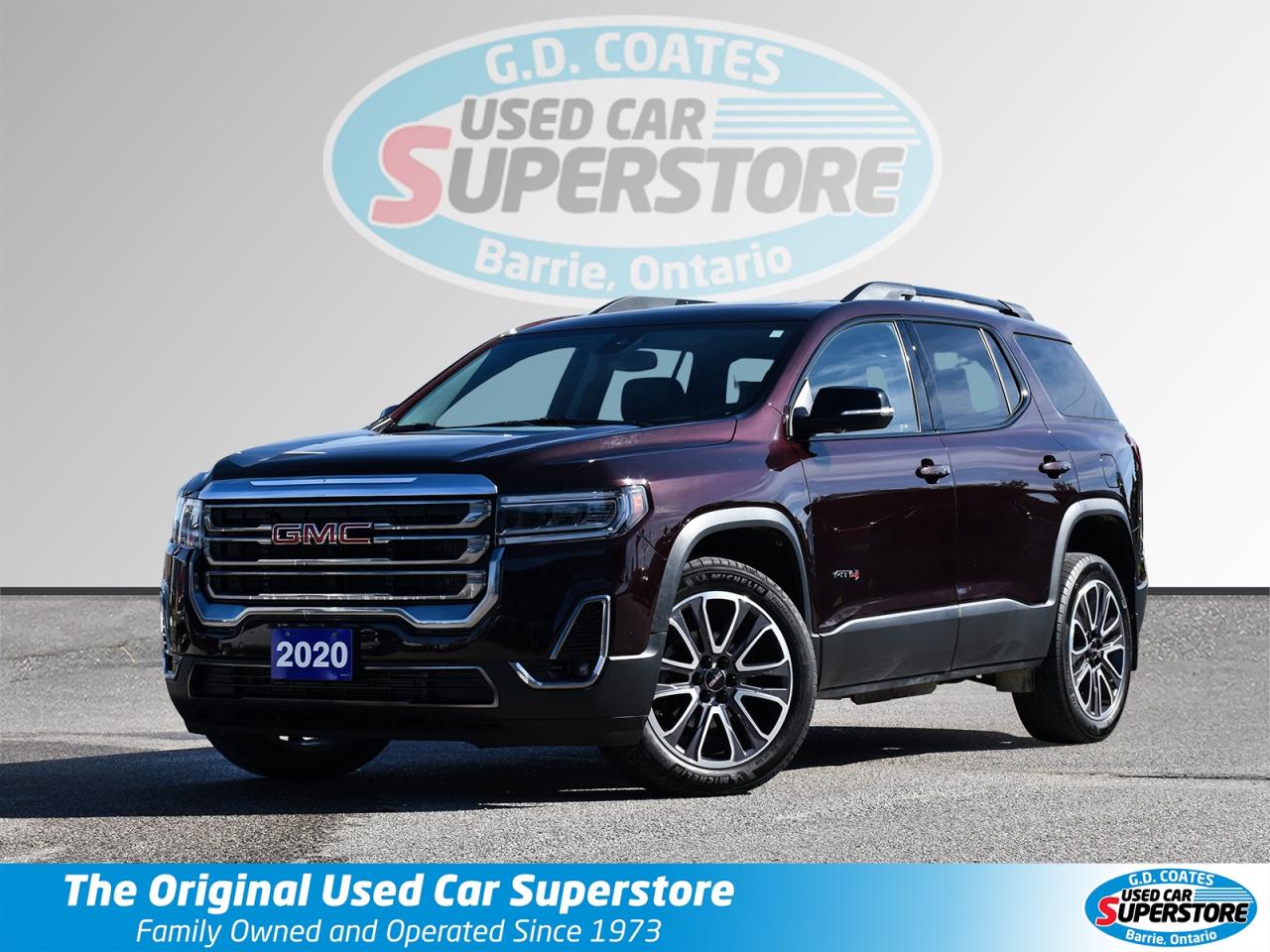 2020 GMC Acadia AT4 AWD ~Nav ~Pano Sunroof ~Heated Leather ~Camera Photo0