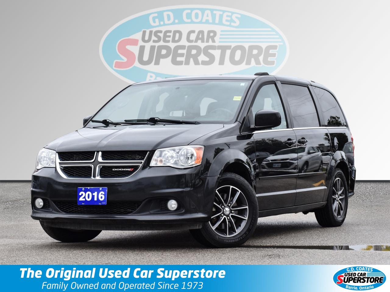 2016 Dodge Grand Caravan SXT Premium Plus ~Power Seat ~Rear Air ~Stow 'N Go Photo0