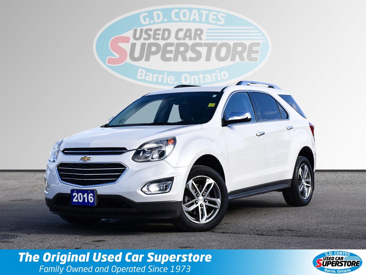 Used 2016 Chevrolet Equinox LTZ AWD ~V6 ~Nav ~Cam ~Leather ~Sunroof ~Bluetooth for sale in Barrie, ON