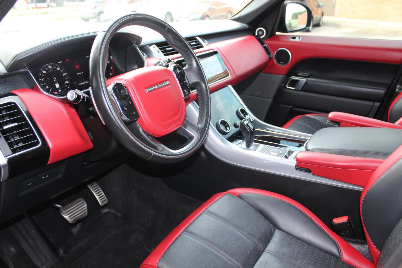 2019 Land Rover Range Rover Sport AUTOBIOGRAPHY" - "V8" - "BLACK ON RED Photo4