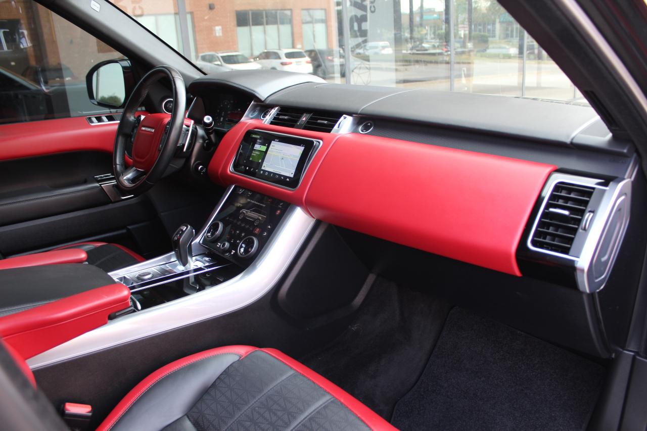 2019 Land Rover Range Rover Sport AUTOBIOGRAPHY" - "V8" - "BLACK ON RED Photo3