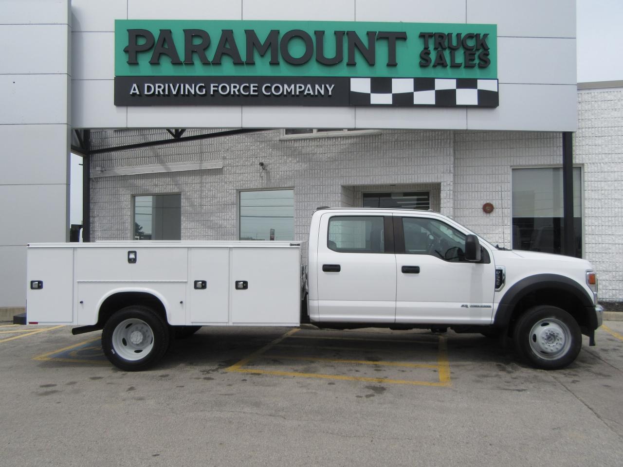 2020 Ford Super Duty F-550 DIESEL 4X4 CREW WITH NEW KNAPHEIDE SERVICE BODY Photo