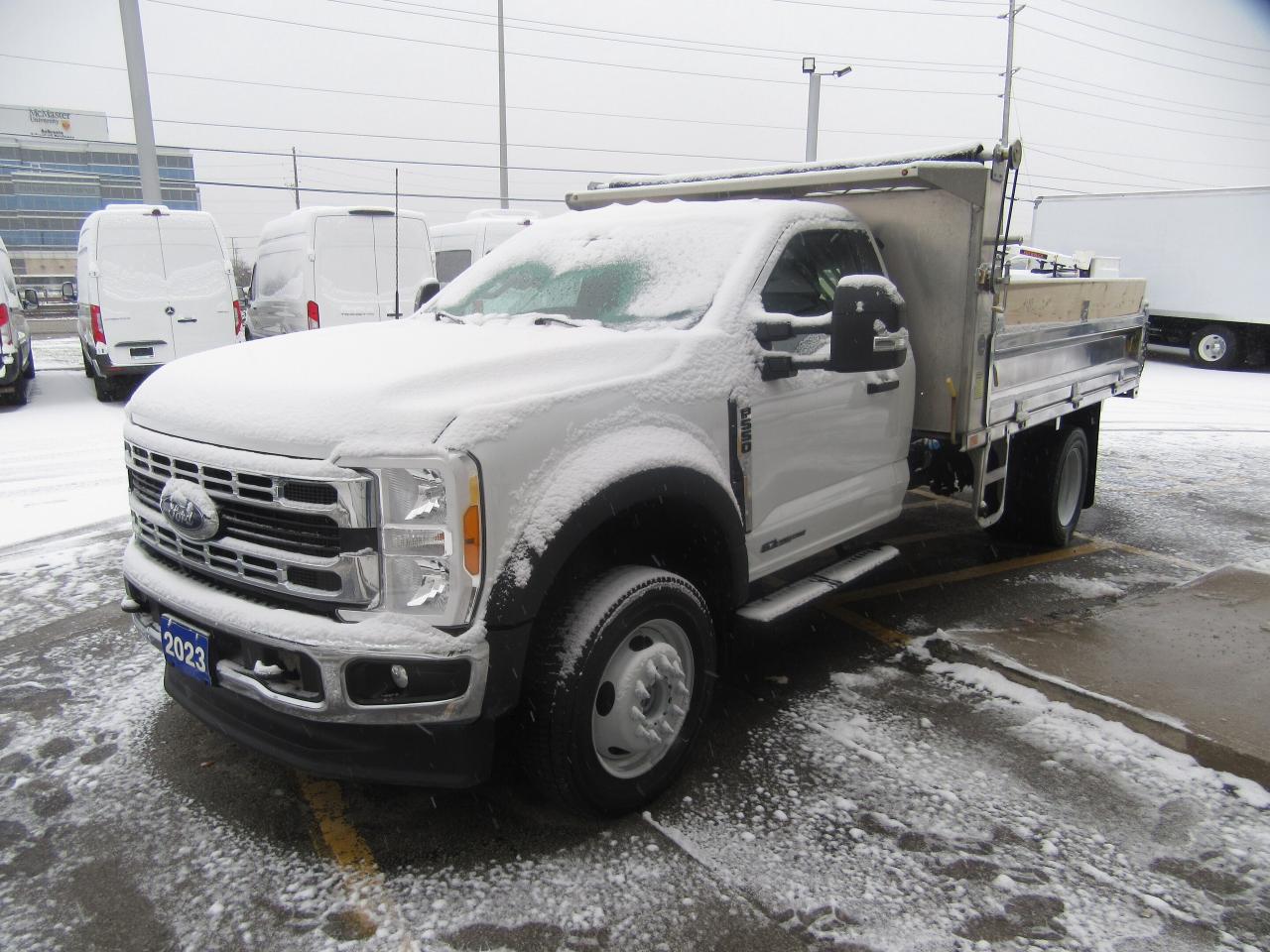 2023 Ford F-550 4X4 DIESEL 12 FT ALUMINUM DUMP BOX Photo