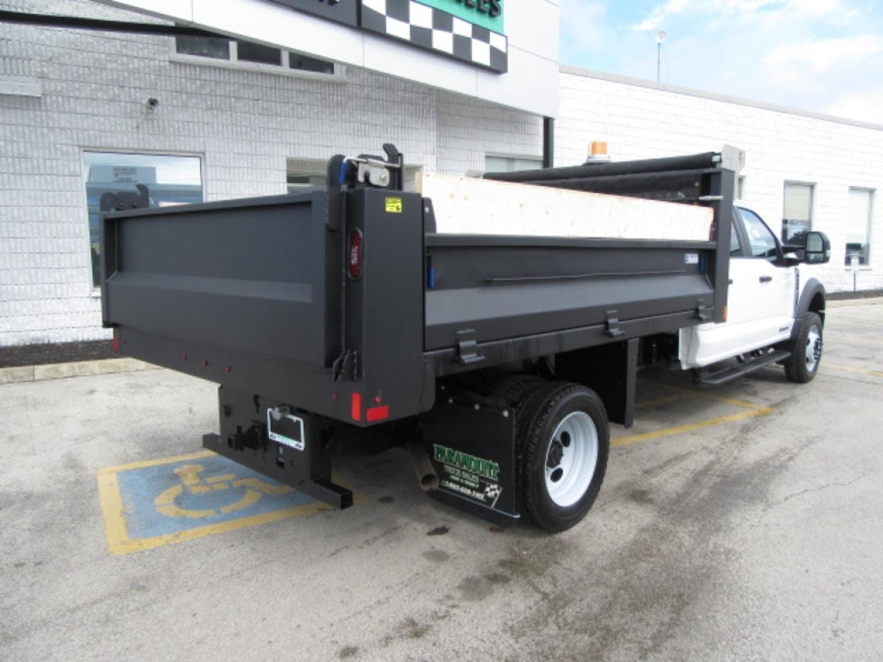 2023 Ford Super Duty F-550 DIESEL 4X4 CREW CAB 12FT STEEL DUMP BOX Photo2