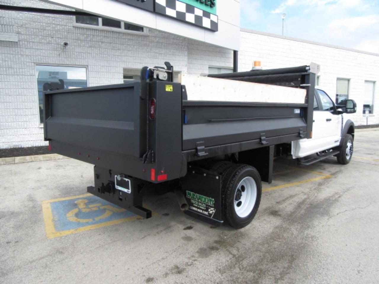 2023 Ford Super Duty F-550 DIESEL 4X4 CREW CAB 12FT STEEL DUMP BOX Photo2