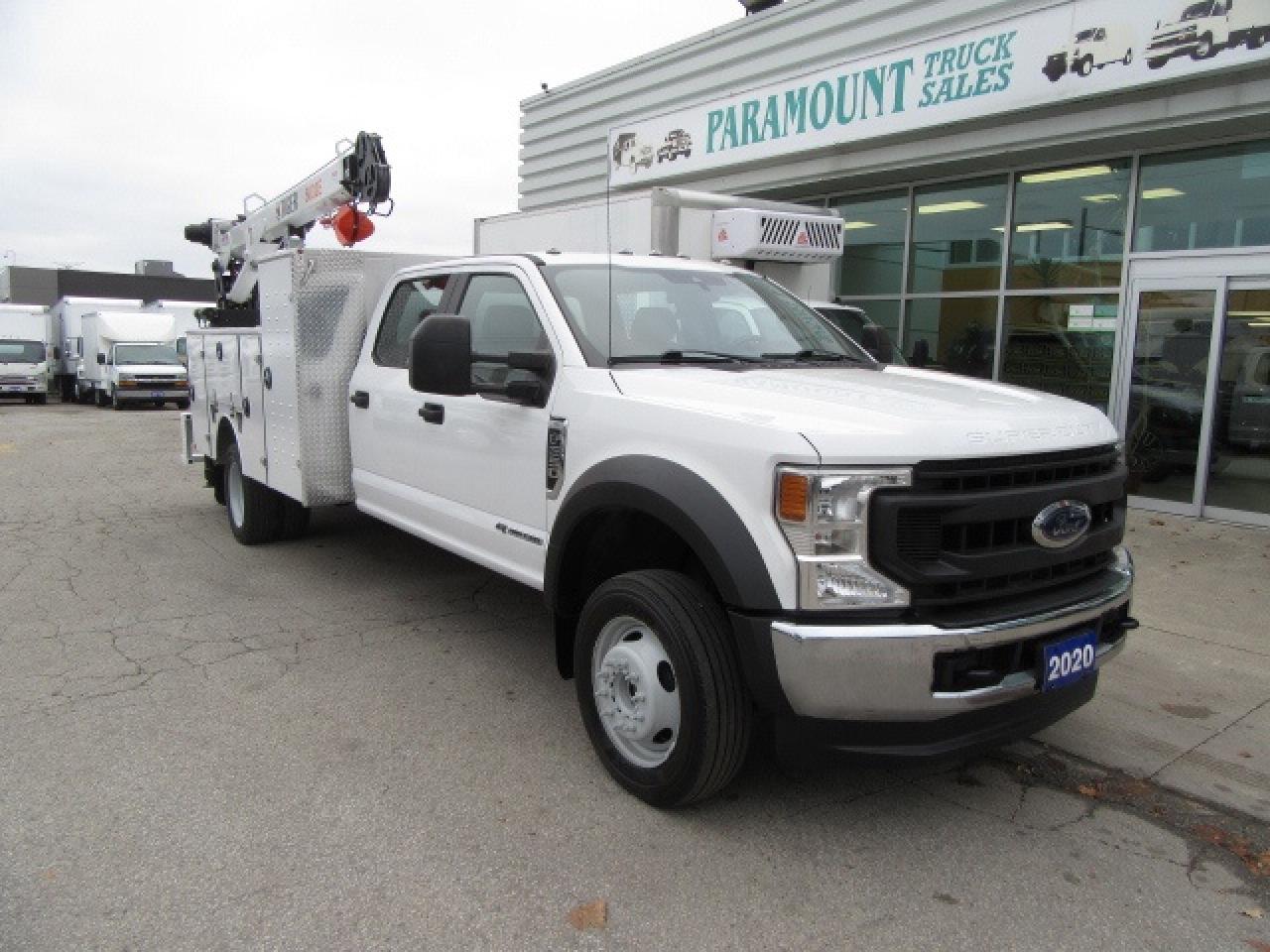 2020 Ford F-550 DIESEL 4X4 CREW NEW SERVICE/BODY & CRANE Photo