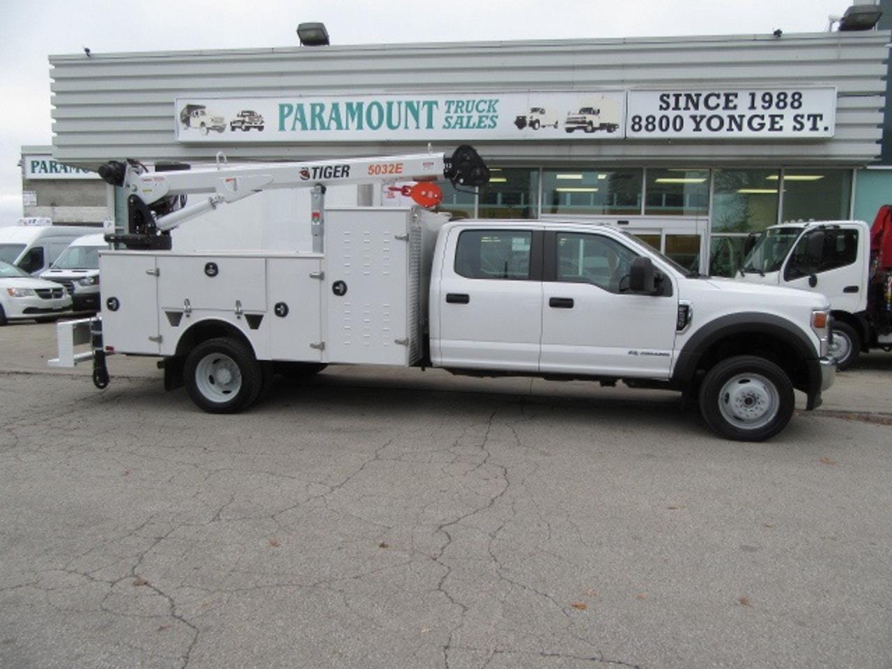 2020 Ford F-550 DIESEL 4X4 CREW NEW SERVICE/BODY & CRANE Photo