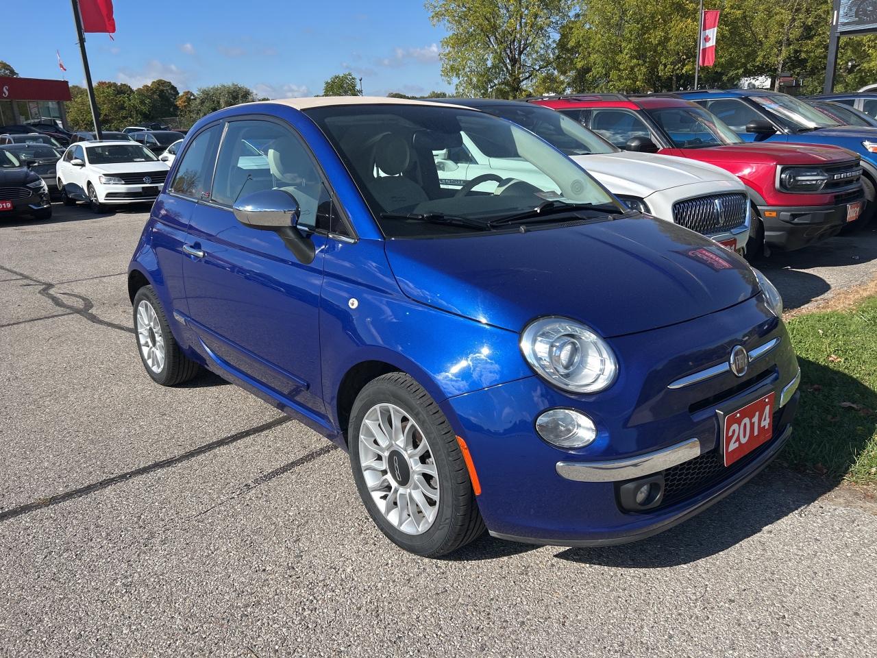 2014 Fiat 500c LOUNGE, CLEAN CARFAX, LOW KM'S, HEATED LEATHER! Photo4