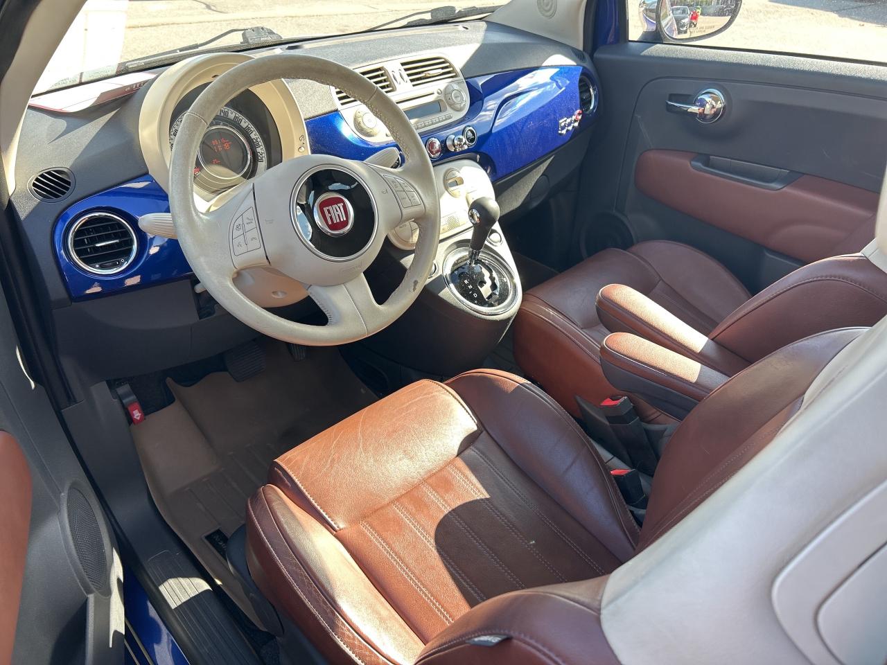 2014 Fiat 500c LOUNGE, CLEAN CARFAX, LOW KM'S, HEATED LEATHER! Photo