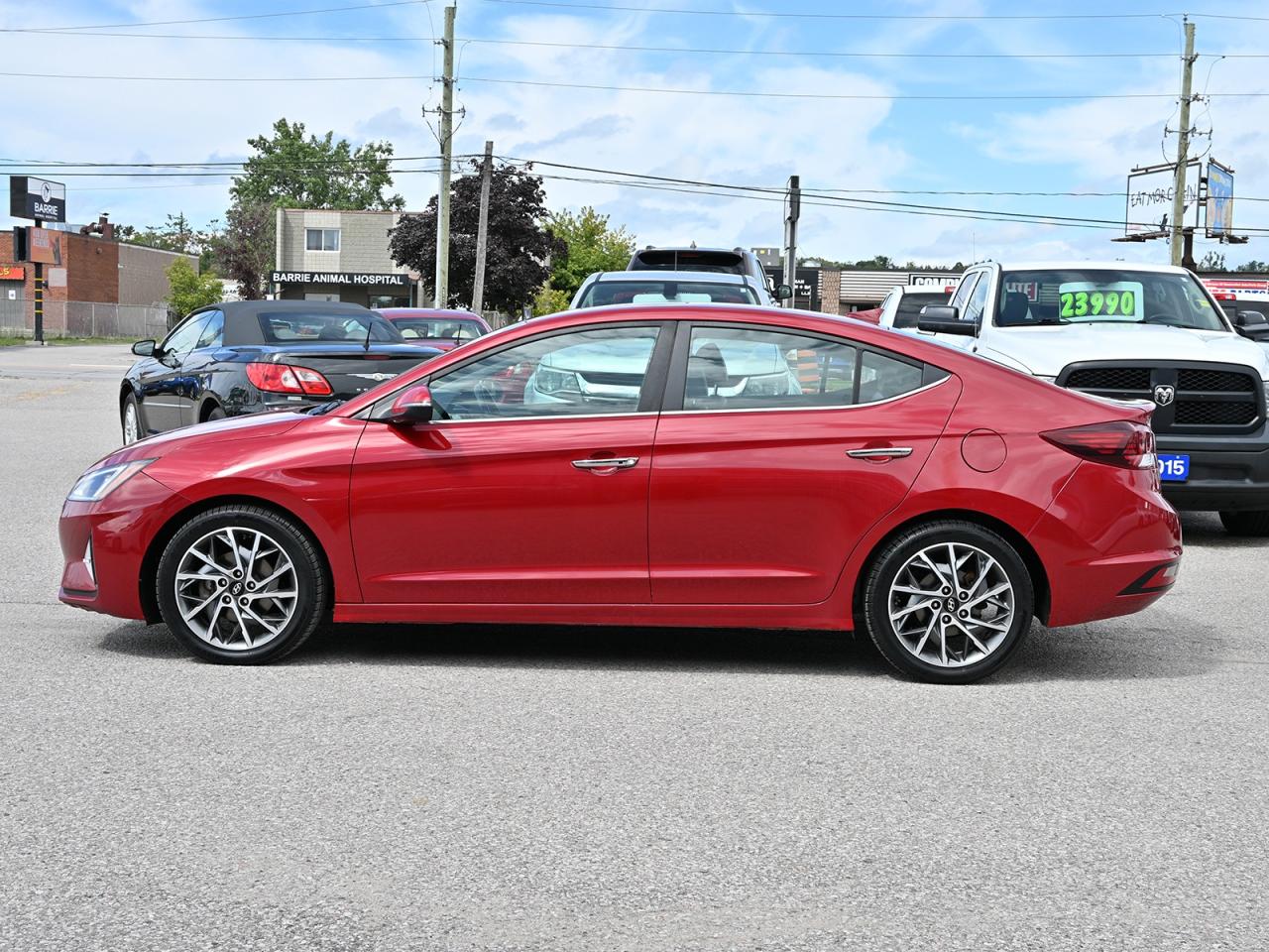 2020 Hyundai Elantra Luxury ~Heated Leather ~Bluetooth ~Sunroof ~Camera Photo4